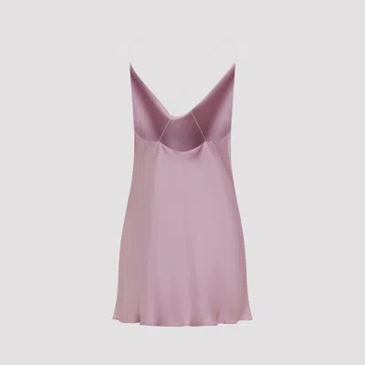 Y/project Mini Satin Slip Dress With Spaghetti Straps