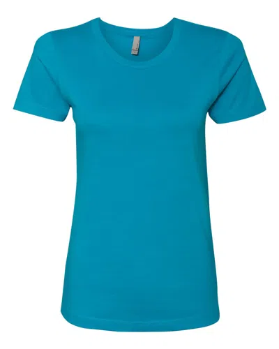 Next Level Women's Cotton T-shirt In Blue