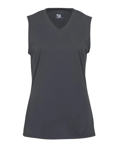 Badger Women's B-core Sleeveless T-shirt In Pink