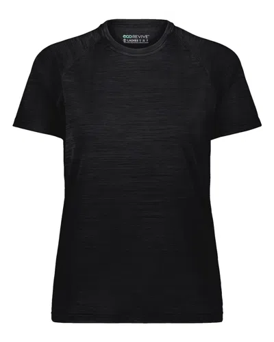 Holloway Eco Revive Women's All-pro T-shirt In Black