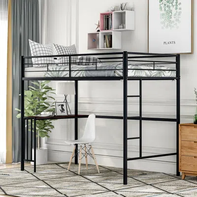 Streamdale Furniture Streamdale Twin Metal Bunk Bed With Desk