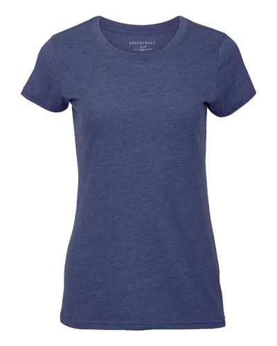 Boxercraft Women's Tri-blend T-shirt In Blue