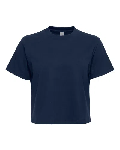 Next Level Women's Heavyweight Boxy T-shirt In Blue