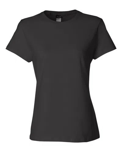 Hanes Perfect-t Womens T-shirt In Black