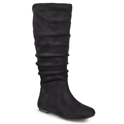 Journee Collection Rebecca Slouchy Riding Boot In Black