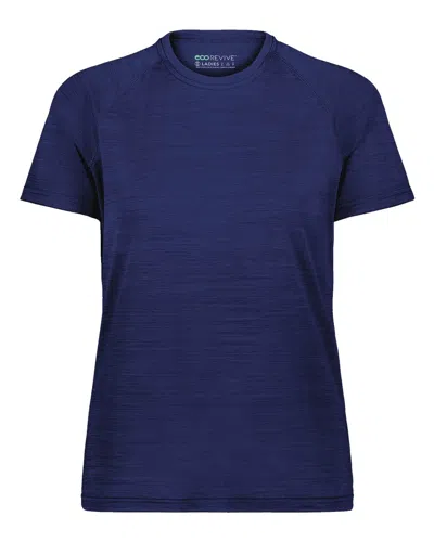 Holloway Eco Revive Women's All-pro T-shirt In Blue