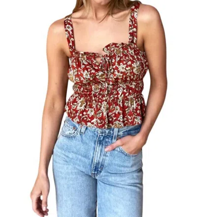 Emerson Fry Pipa Sun Top In Navi In Multi