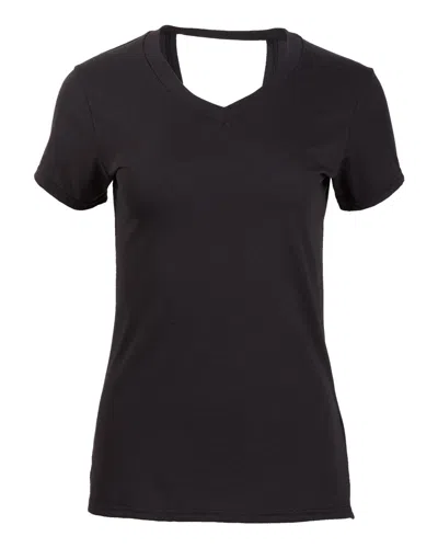 Boxercraft Women's Bella Crossback T-shirt In Black