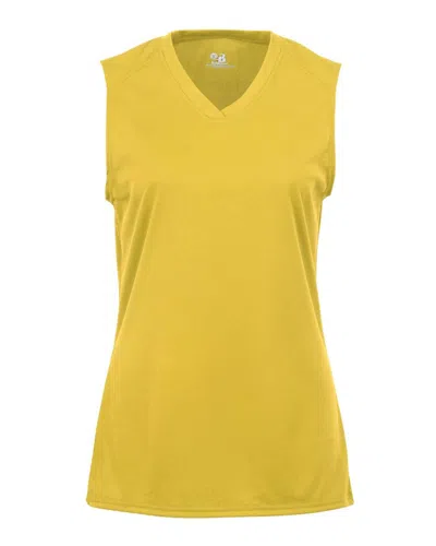 Badger Women's B-core Sleeveless T-shirt In Gold