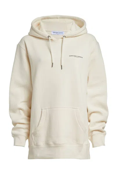 Gergana Ivanova Women's Neutrals Organic Cotton Hoodie Beige In Beige