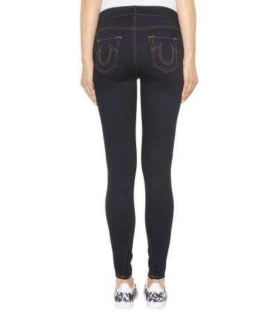 TRUE RELIGION The Runway Legging cotton-blend jeans 