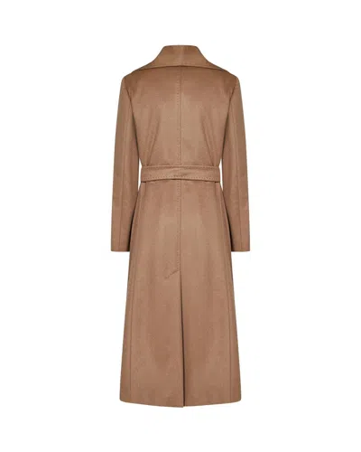 Max Mara Loriana Belted Wool Coat In Toni Netri