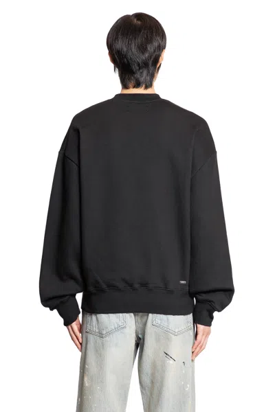 Amiri Oval Oversized Sweatshirt In Black