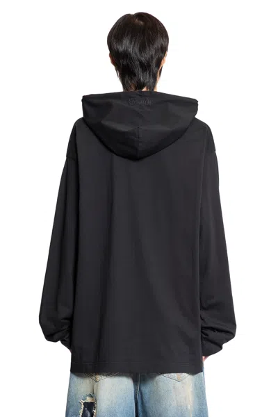Vetements Felpa Con Cappuccio Reaper Jersey In Black