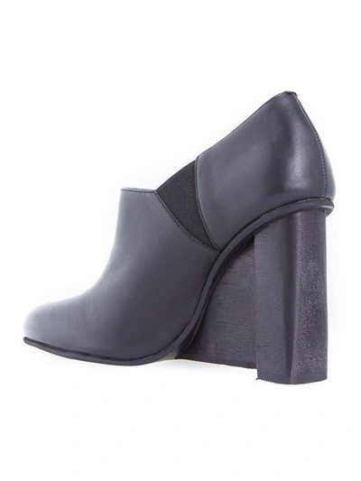 Shop Studio Chofakian Wedge Ankle Boots In Black