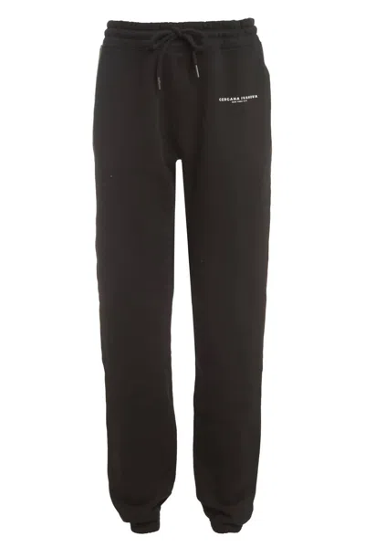 Gergana Ivanova Women's Organic Cotton Jogger Pants In Black In Black