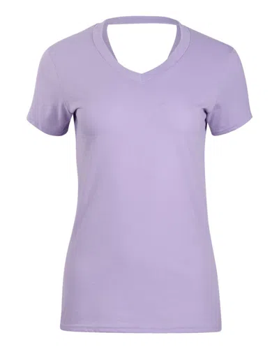 Boxercraft Women's Bella Crossback T-shirt In Blue