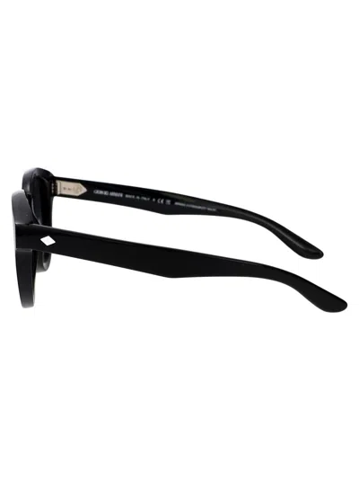 Giorgio Armani Round Sunglasses 0 Ar8181 587571 In 587571 Black