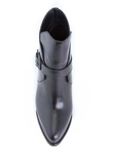 Studio Chofakian Chunky Heel Booties