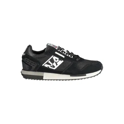 Napapijri Black Polyester Sneaker In Black