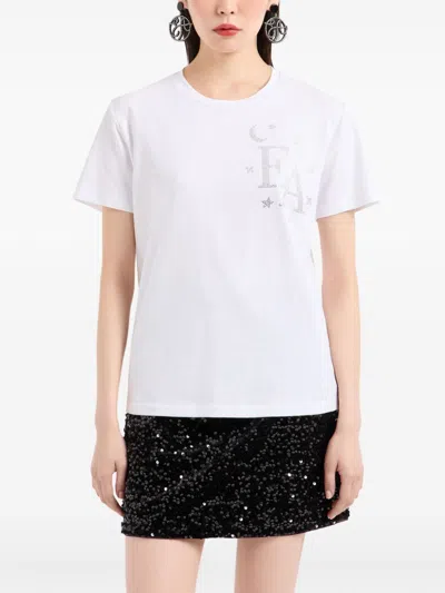 Shop Emporio Armani Sequined Mini Skirt