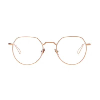 Ahlem Place Dauphine Rose Gold Eyeglasses In Pink