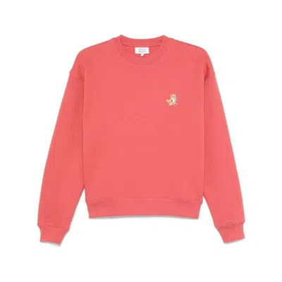 Maison Kitsuné Speedy Fox Sweatshirt In Red