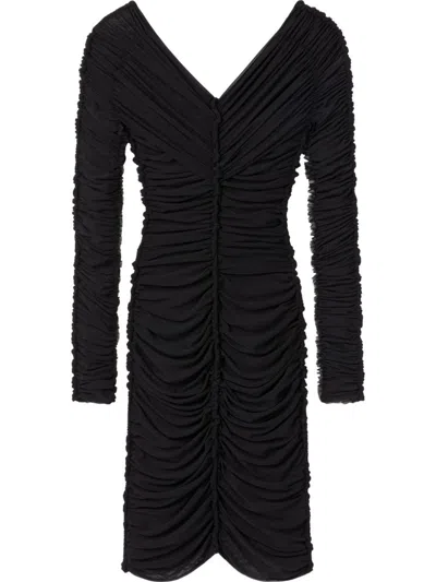Az Factory X Ester Manas V-neck Short Dress In Black
