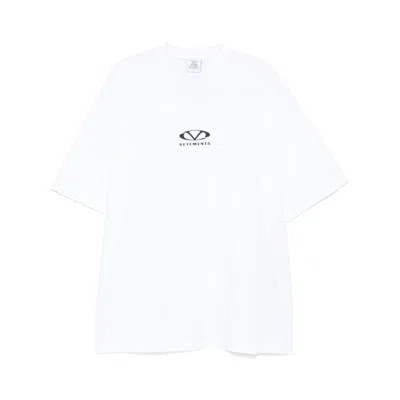 Vetements Short Sleeves Unisex Cotton Blend T-shirt In Multicolor