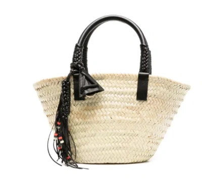 Alanui Women's Interwoven Raffia Bag With Tassel Charm