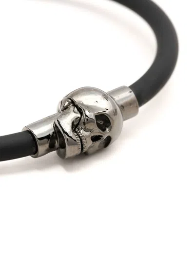 Alexander Mcqueen Skull Rubber Bracelet