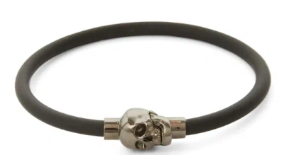 Alexander Mcqueen Skull Rubber Bracelet