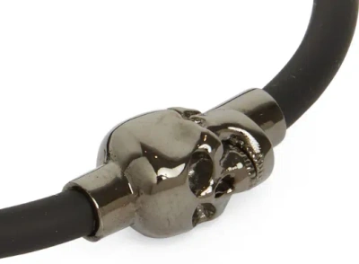 Alexander Mcqueen Skull Rubber Bracelet