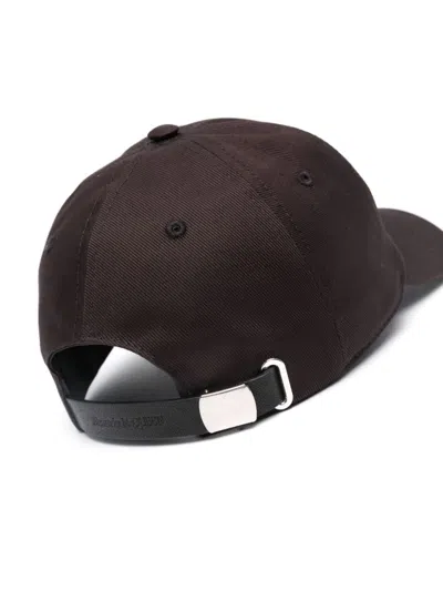 Alexander Mcqueen Branded Baseball Cap With Curved Peak