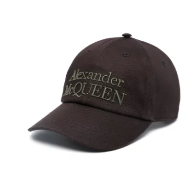 Alexander Mcqueen Branded Baseball Cap With Curved Peak