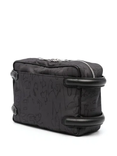 Alexander Mcqueen Alexander Mc Queen Black Camera Bag With Leather Details