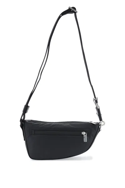 Burberry Asymmetric Black Leather Crossbody Bag