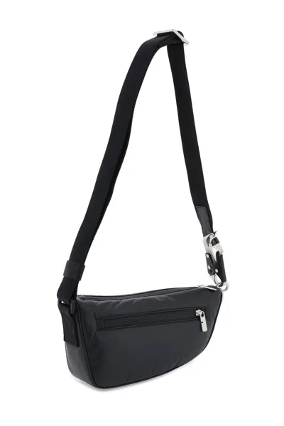 Burberry Asymmetric Black Leather Crossbody Bag