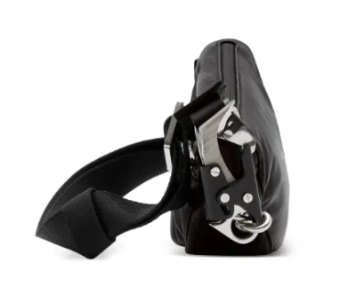 Burberry Asymmetric Black Leather Crossbody Bag