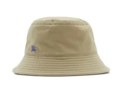 Burberry Beige Wide Brim Cotton Hat