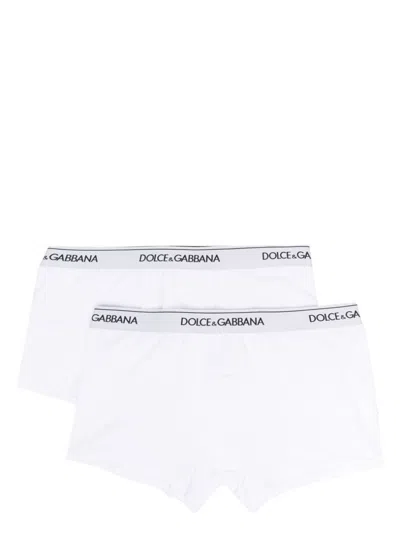 Dolce & Gabbana Two-pack Of Regular Boxers With Soft Waistband