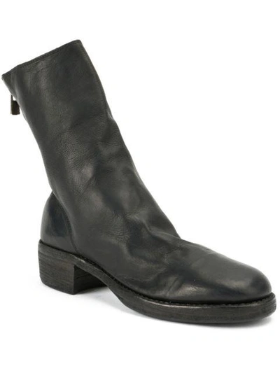 Shop Guidi Slingback Ankle Boots In Black