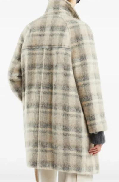 Fay Jacqueline Check-pattern Coat