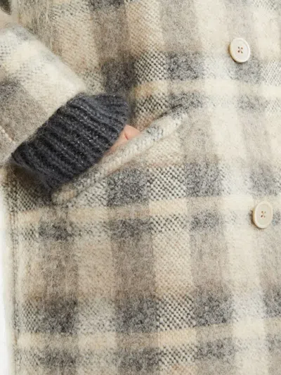 Fay Jacqueline Check-pattern Coat