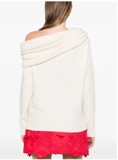 Giuseppe Di Morabito Off-the-shoulder Alpaca-blend Jumper
