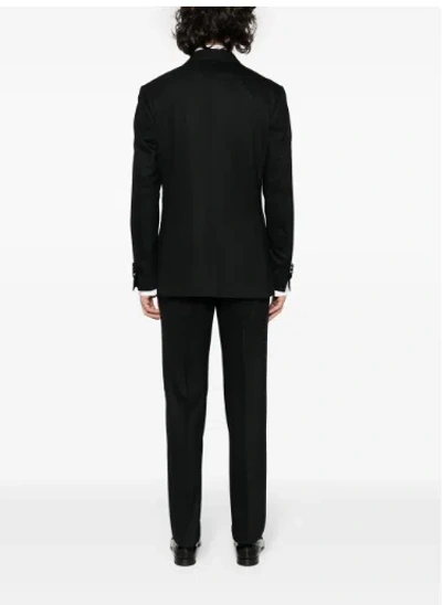 Lardini Single-breasted Crepe Suit