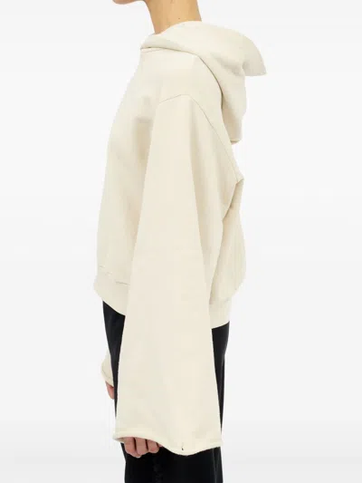 Mm6 Maison Margiela Drop-shoulder Hooded Sweatshirt