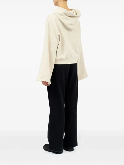 Mm6 Maison Margiela Drop-shoulder Hooded Sweatshirt