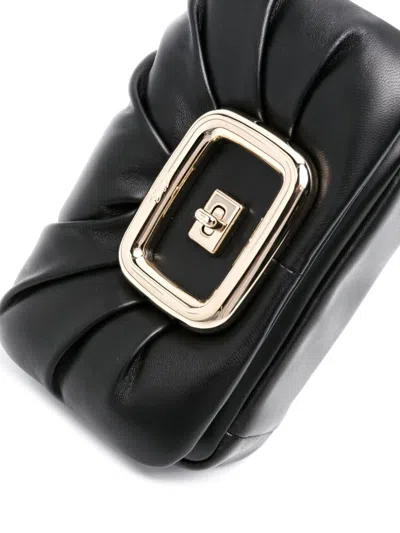Roger Vivier Viv Choc Flap Leather Shoulder Bag