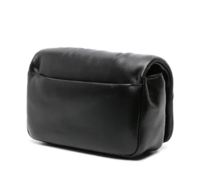 Roger Vivier Viv Choc Flap Leather Shoulder Bag
